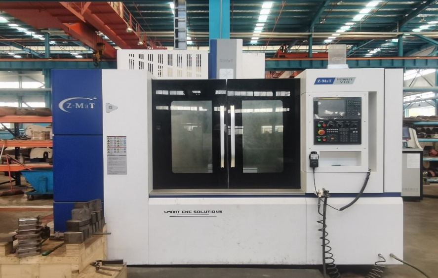 Vertical CNC machining center at Huizhou production base