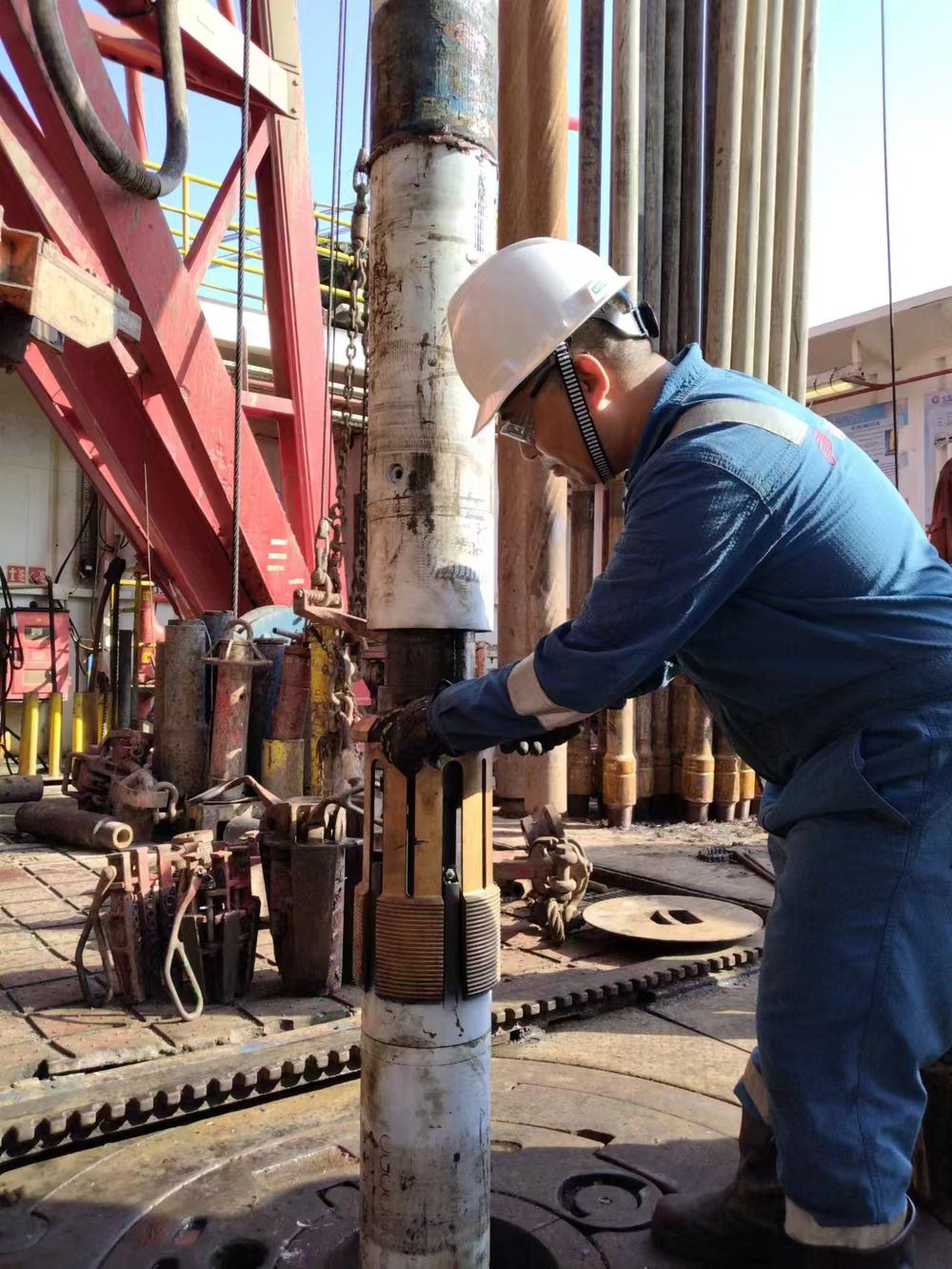 FEODE onsite drilling operation